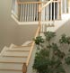A staircase photographed for a home builder.