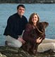 Braving the cold weather in February at Harpswell!