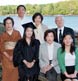 An extended family portrait on the occasion of a college graduation.