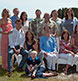 A family photographed at the Driftwood Inn, Bailey Island, Maine.