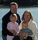 A family of four at our ocean front studio.