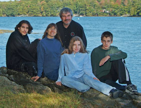The Morris family self portrait