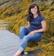 A great outdoor portrait with golden seaweed as the background!