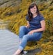 A great outdoor portrait with golden seaweed as the background!