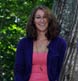 In a tree at the Harpswell studio.